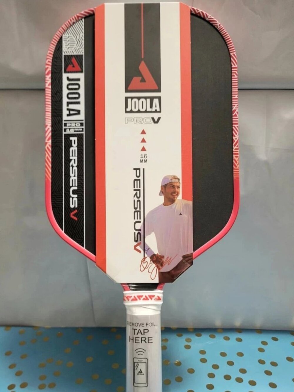 JOOLA Ben Johns Perseus Pro V 16mm Pickleball Paddle Red NEW - NFC Not Working